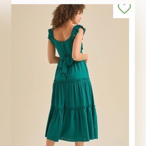 Altar'd State Emerald Green Maxi Dress